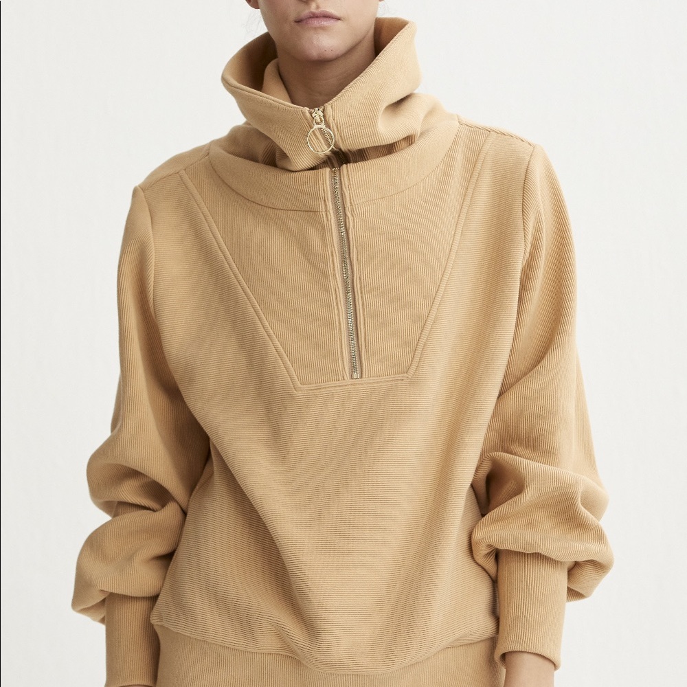 Varley Vine Pullover sweater tan NWT sold out